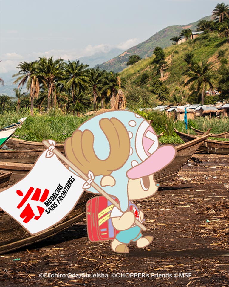 Chopper kävelee kylässä